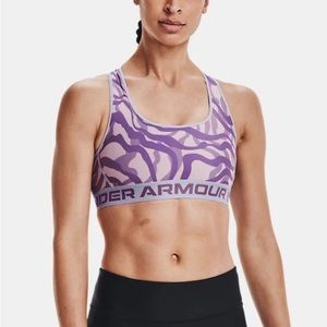 NWT Under Armour Women's Armour Mid Crossback Sports Bra S